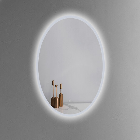 ESPEJO FRAMELESS 60X80 CON LUZ LED Y SENSOR ONE TOUCH 000