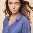 CAMISA ALLIE ELVINA M.CORTA AZUL