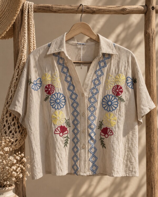 Camisa Sunrise PRE VENTA beige