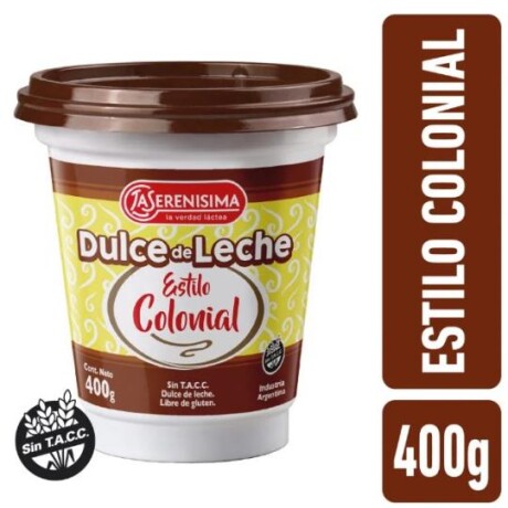 NAT-LA SERENISIMA DULCE DE LECHE 400G NAT-LA SERENISIMA DULCE DE LECHE 400G