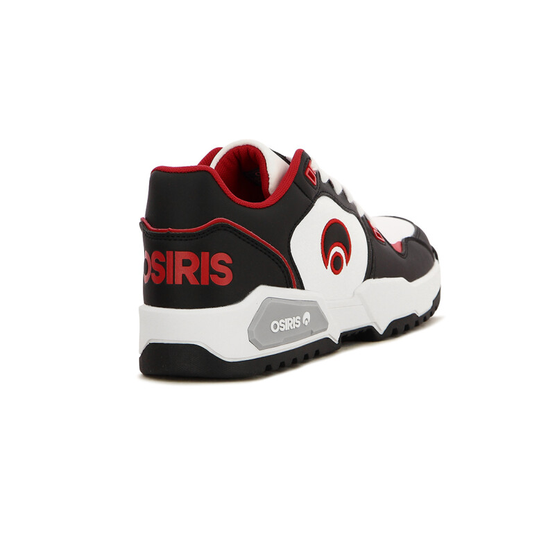 Osiris Zapatilla Hombre Casual Reino - Blanco/negro Blanco-negro