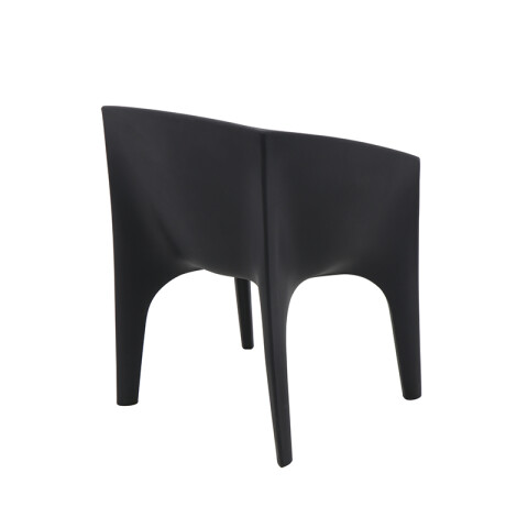 Sillón de polietileno "PACO" grafito -TRAMONTINA TD0700