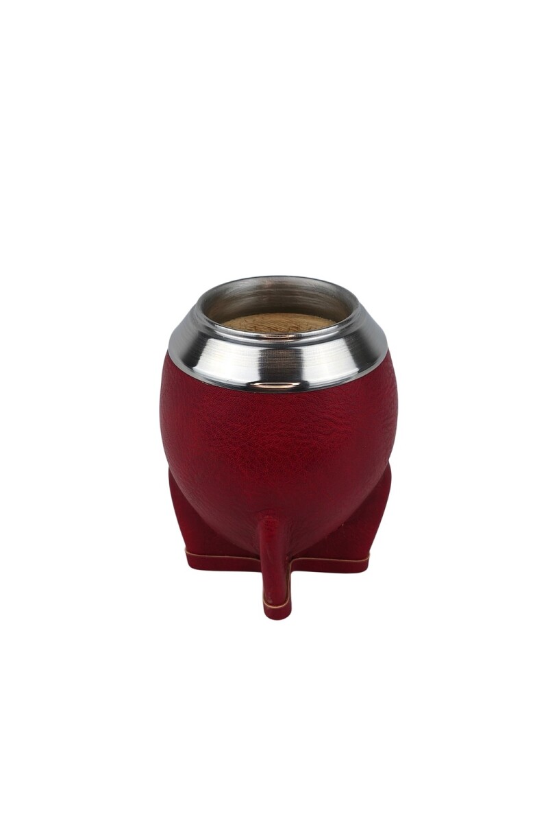Mate calabaza simil color torpedo Rojo