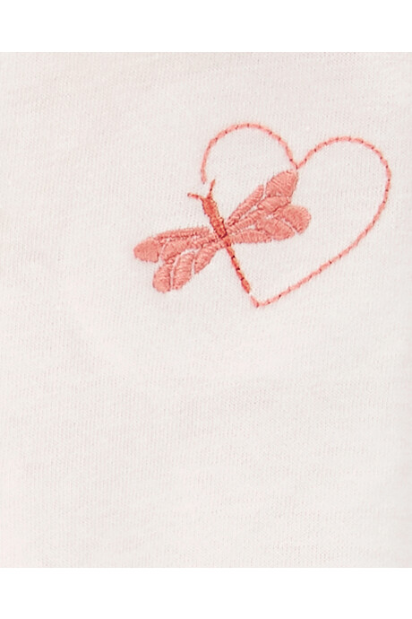 Set dos piezas vestido y saco de algodón diseño libélula Sin color