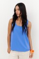 MUSCULOSA SEDA AZUL