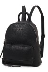 Mochila con bolsillo frontal Negro
