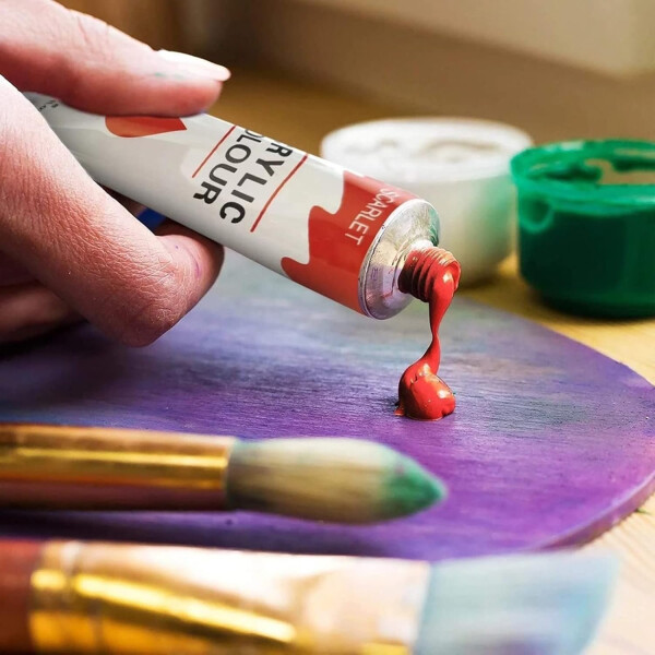 Set Arte Infantil 39 Piezas Caballete Pinceles Pinturas Accs Variante Color Verde