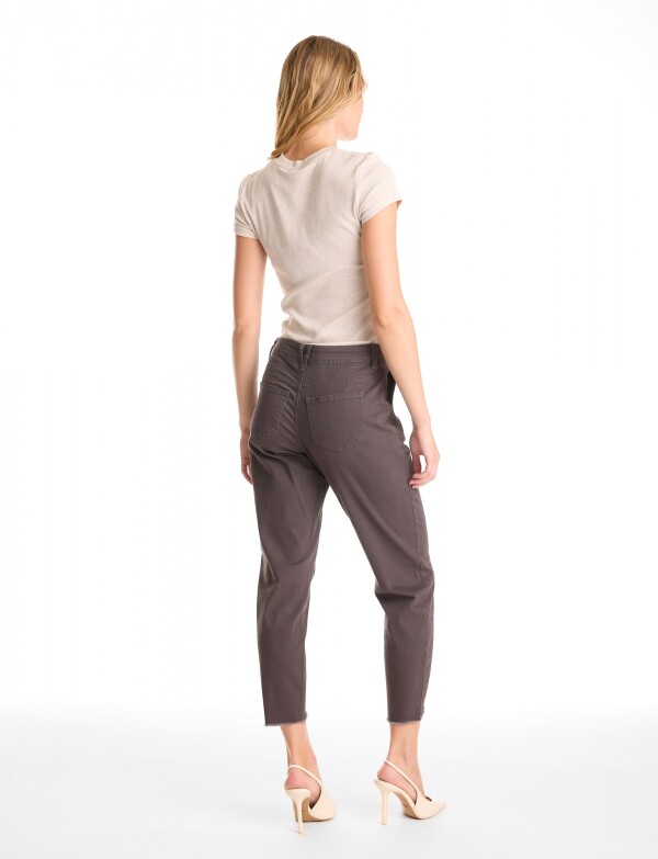 Pantalon Crop GRIS