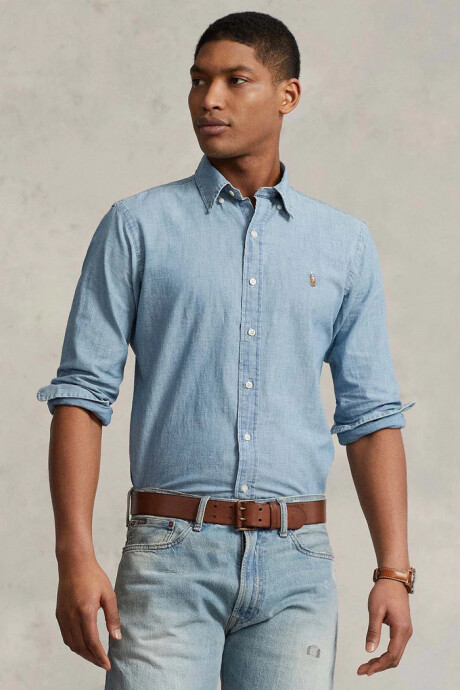 Camisa Polo Ralph Lauren Chambray Camisa Polo Ralph Lauren Chambray