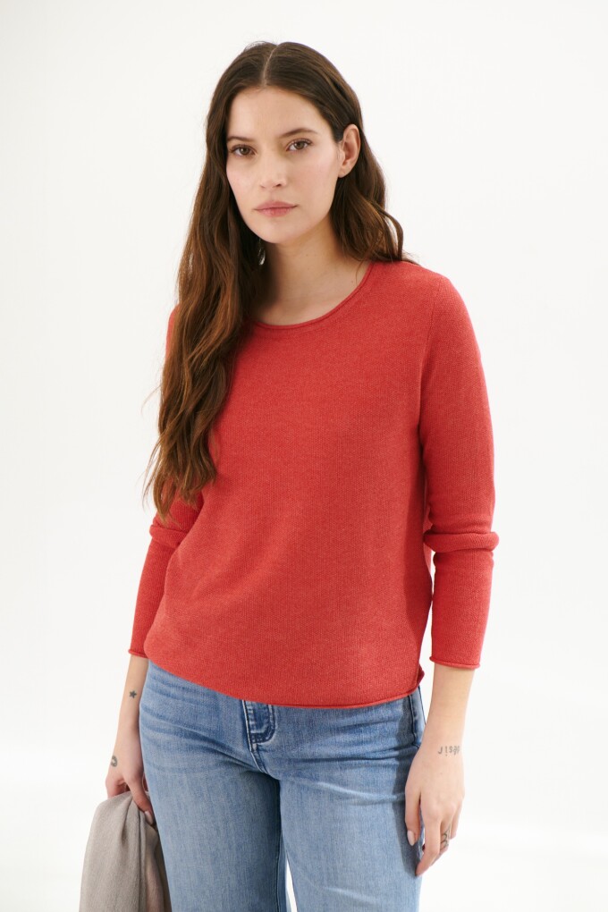 SWEATER CRISTAL ROJO