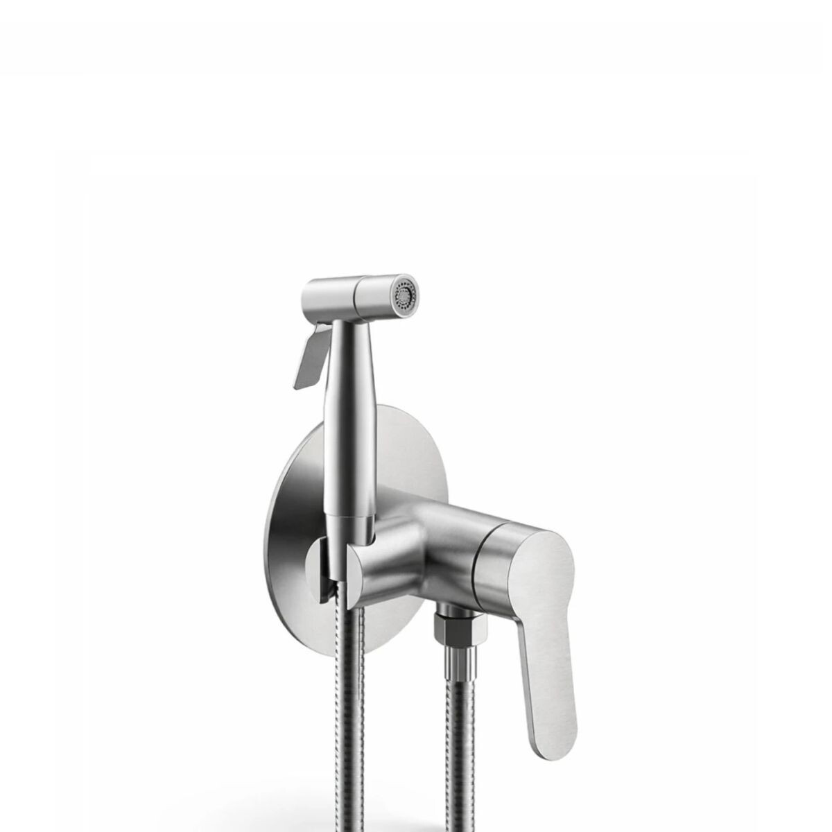 Monocomando Ducha Higiénica Celtic Embutir Ac.inox 