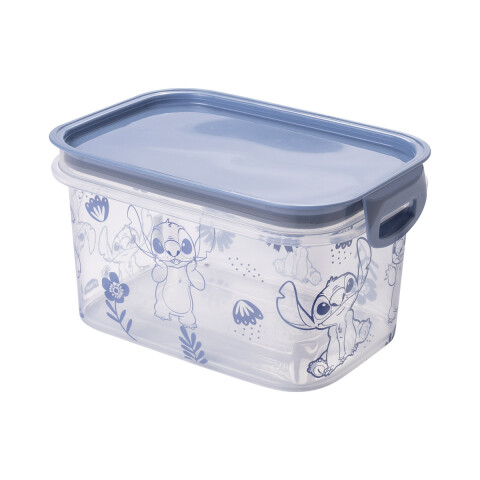 Pote Plástico Rectangular con Broche Stitch 1.2 L U