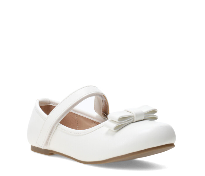 Zapato CHARD ballerina con moña Off White