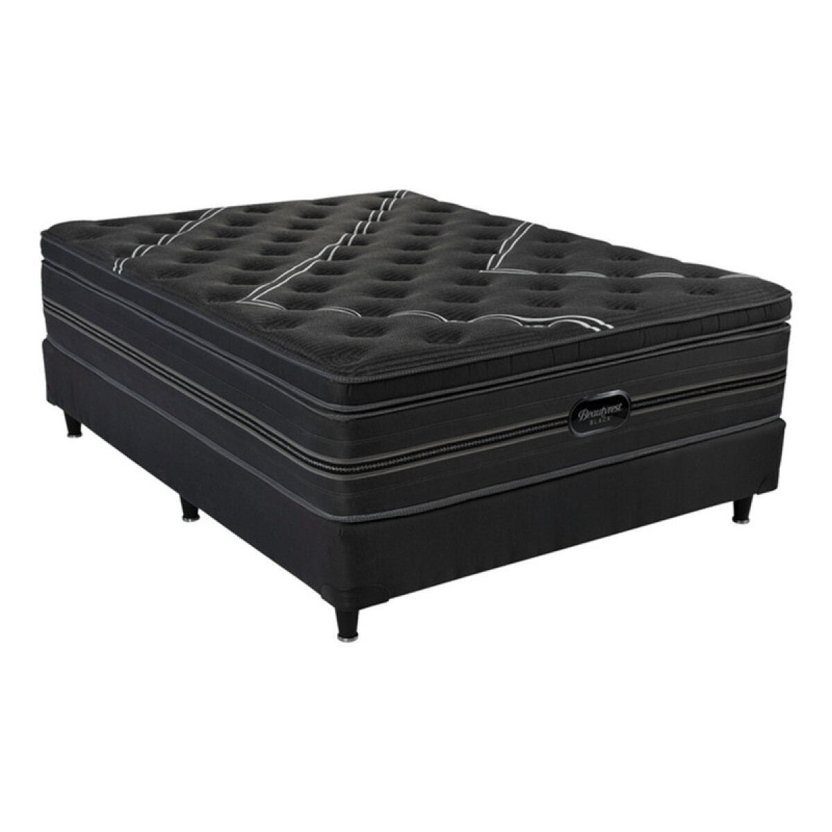 Sommier Simmons Beautyrest Black - 1.40 x 1.90 2 Plazas 