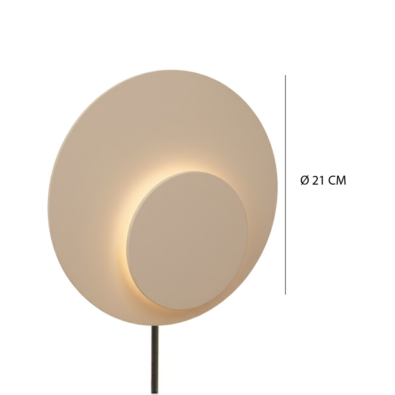 LUMINARIA DE PARED LENNY Luminaria de Pared Lenny Beige