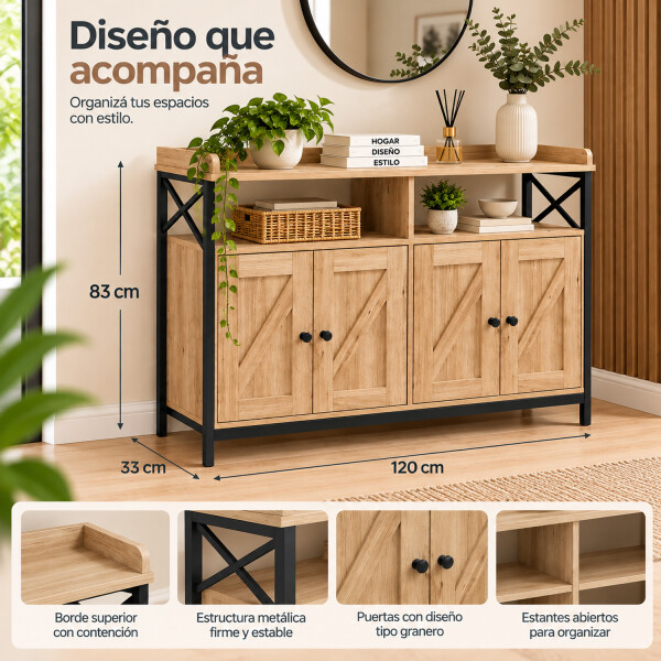 Aparador Estante Organizador Lanbo Fg2286 APARADOR LANBO FG2286