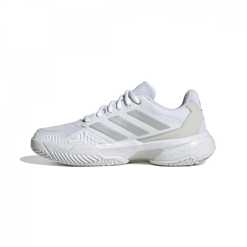 Championes Adidas CourtJam Control 3 Mujer ID2457 Blanco-plateado
