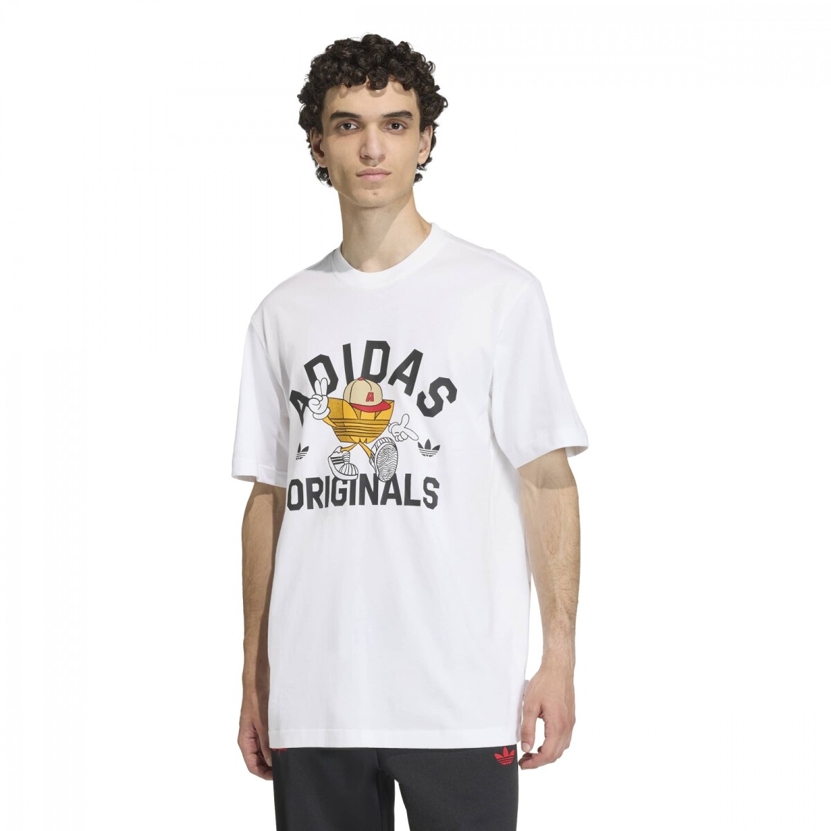 Remera Adidas GFX T Hombre KS7616 - Blanco 