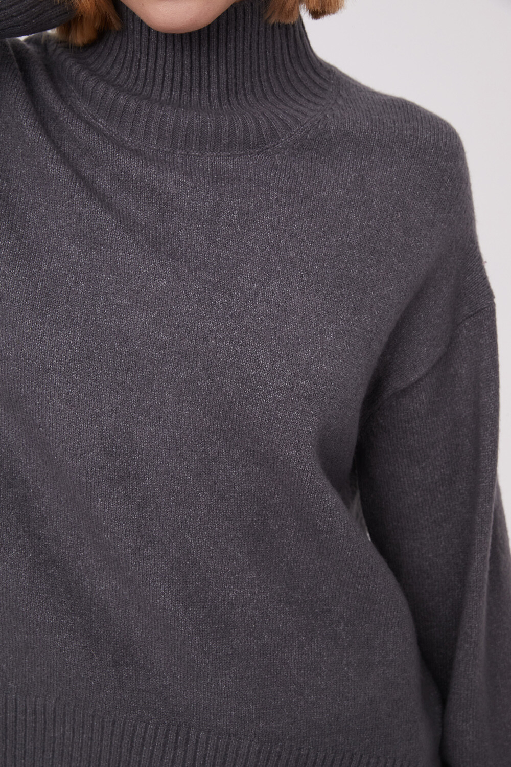 Sweater Koali Gris Melange Oscuro