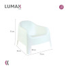 Silla de jardin exterior Fragata Blanco