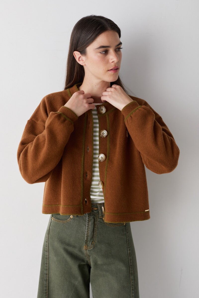 CARDIGAN TERRO WINTER Camel Pre Venta