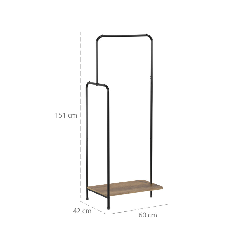 Perchero 1 Estante - House Negro