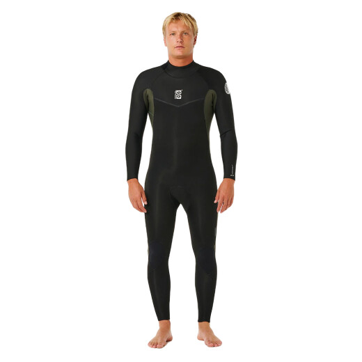Traje Rip Curl Dawn Patrol Back Zip 4/3 - Negro Traje Rip Curl Dawn Patrol Back Zip 4/3 - Negro