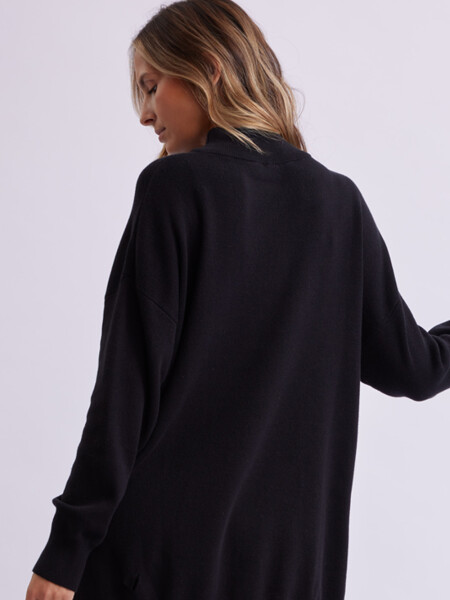 Buzo de punto oversize Negro
