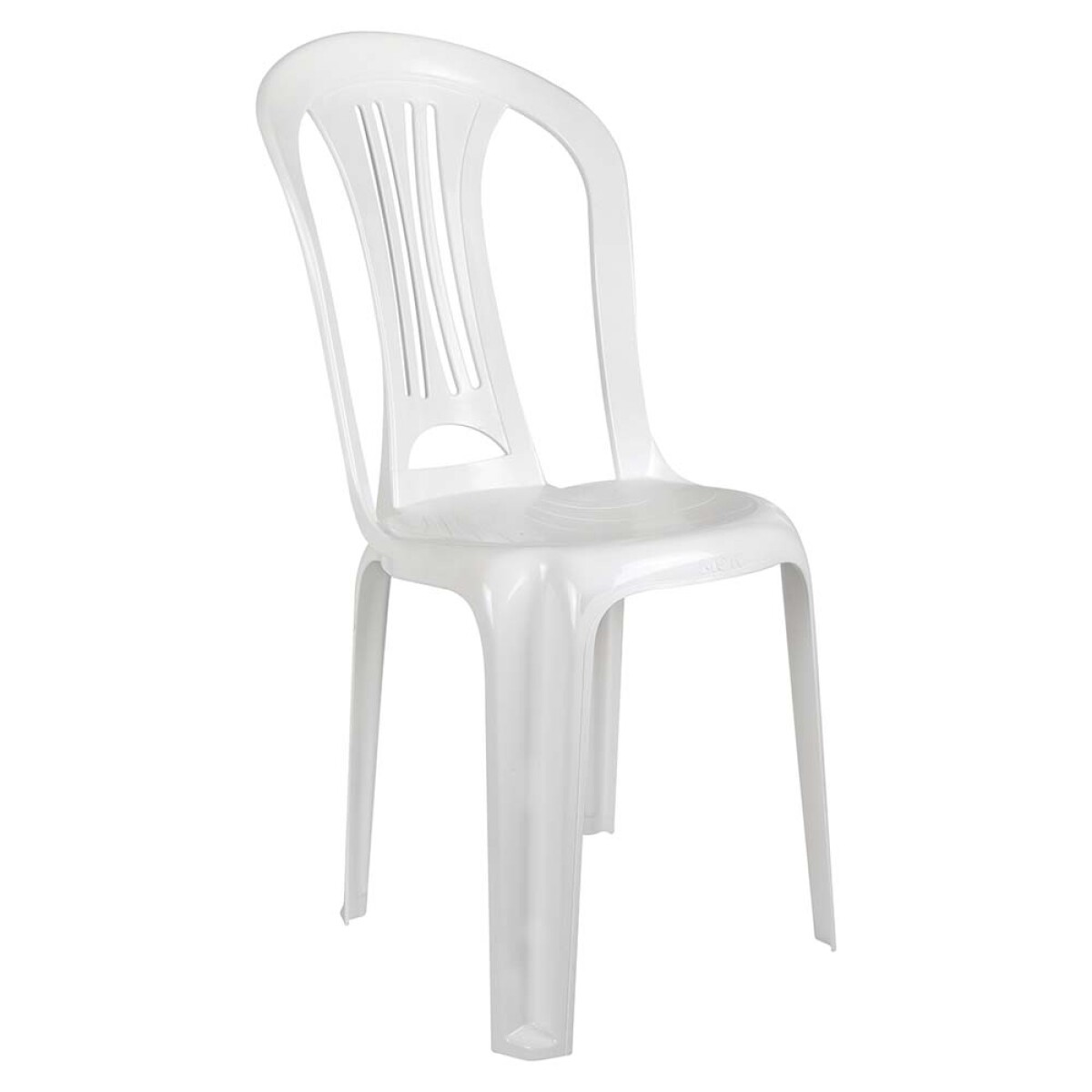 Silla Plástica Mor sin Apoya Brazos - BLANCO 