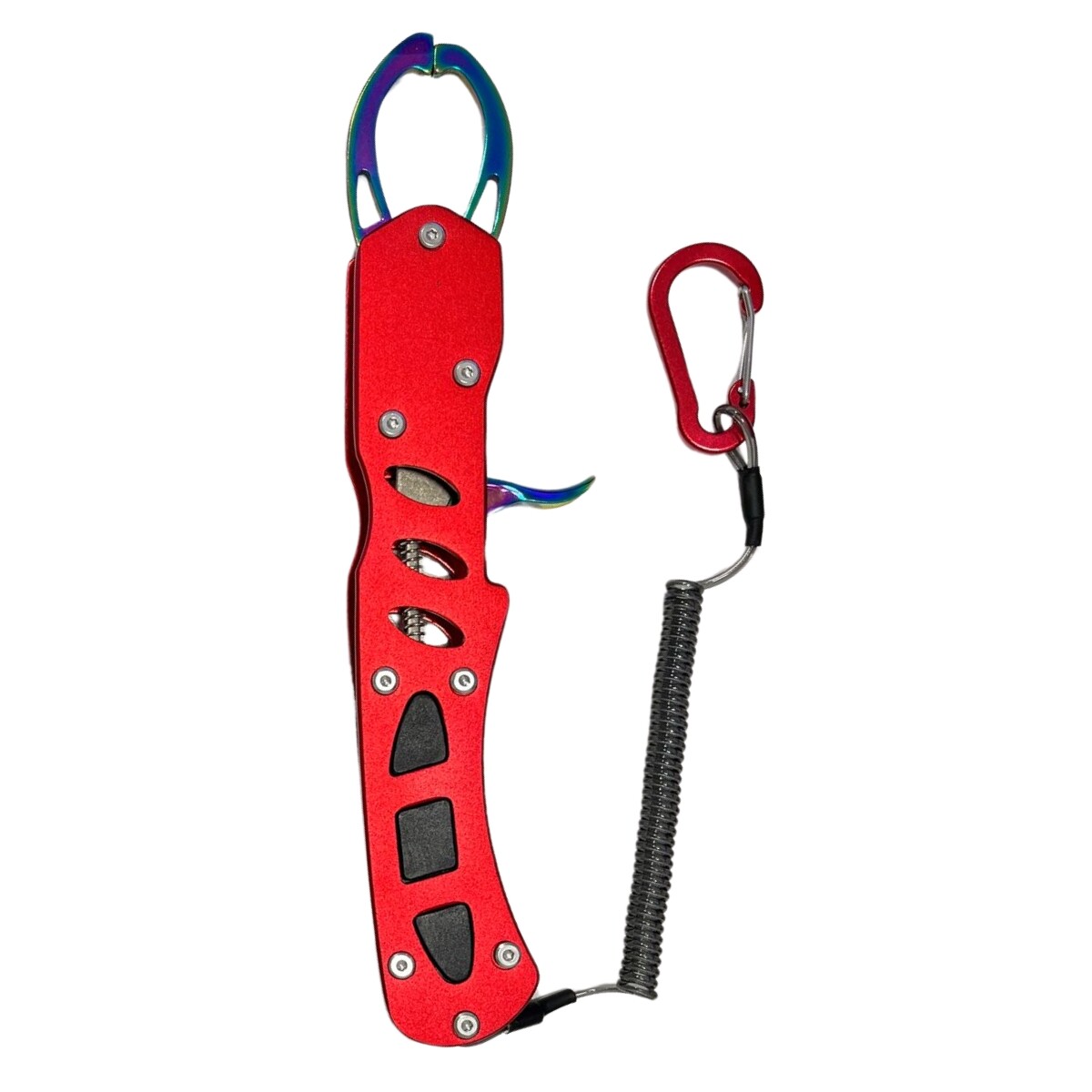 Pinza boga en aluminio para pesca - Rojo 