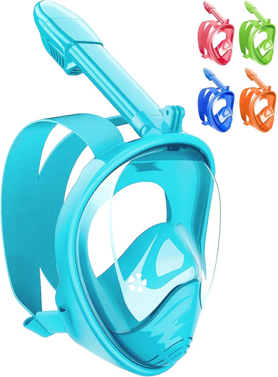 Máscara de snorkel infantil - Cian 