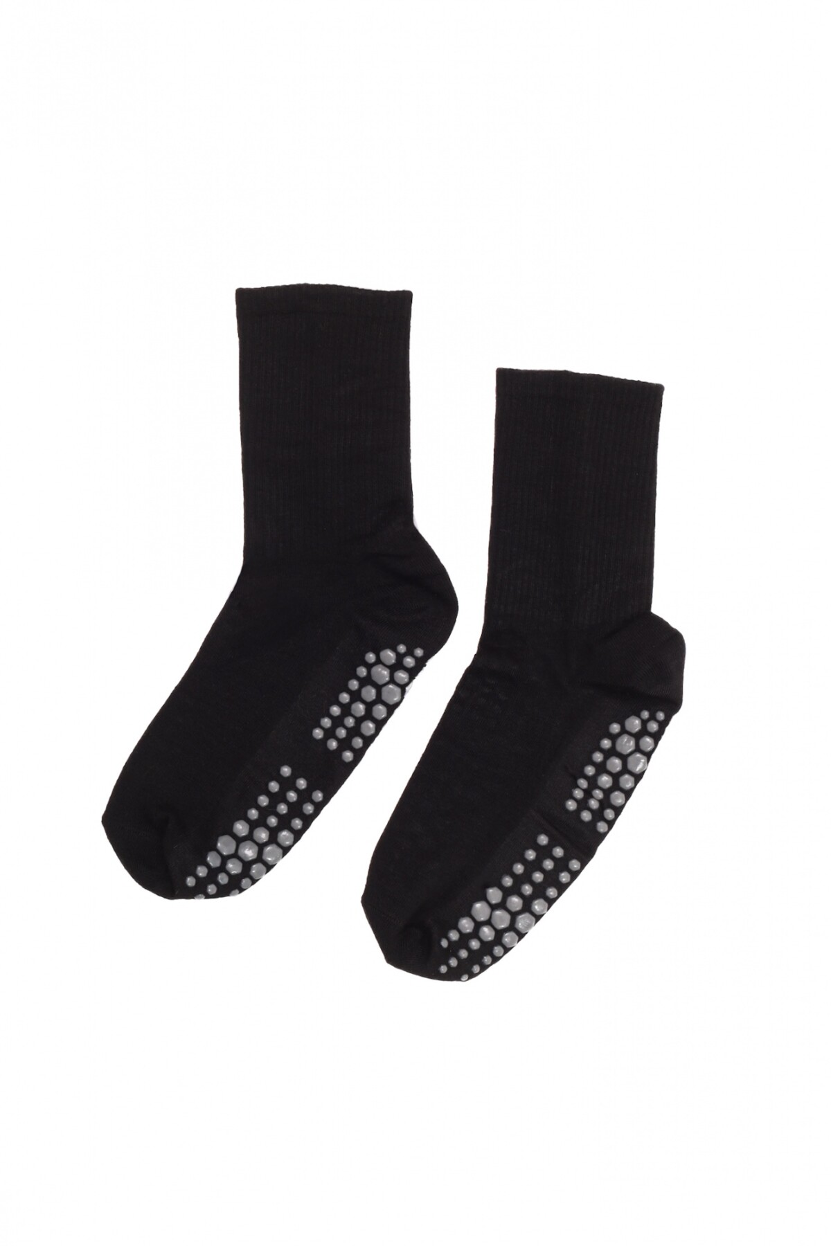 Medias largas con antideslizante Negro