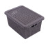 OUTLET Caja Cesto Canasto Organizador con Tapa 37*26*22.3cm Outlet Caja Cesto Canasto Organizador Con Tapa 37*26*22.3cm