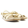 Sandalias Country Doble Tira de Mujer - 26402 Marron Claro