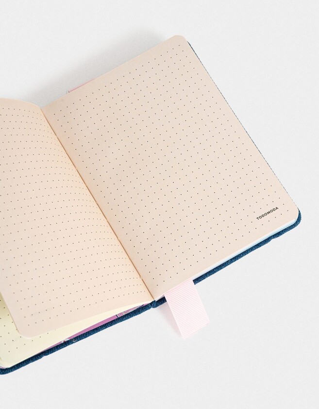 Anotadores Cuadernos y Memos Cuaderno A6 Denim - Combinacion Multicolor