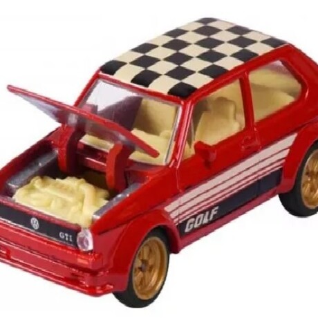 Autos de metal Deluxe con estuche: Volkswagen Golf MK 1 Red