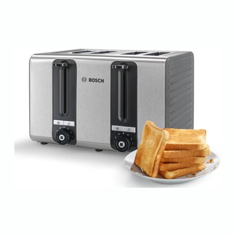 Tostadora BOSCH TAT7S45 1800W 4 Rebanadas Acero Inoxidable Tostadora BOSCH TAT7S45 1800W 4 Rebanadas Acero Inoxidable