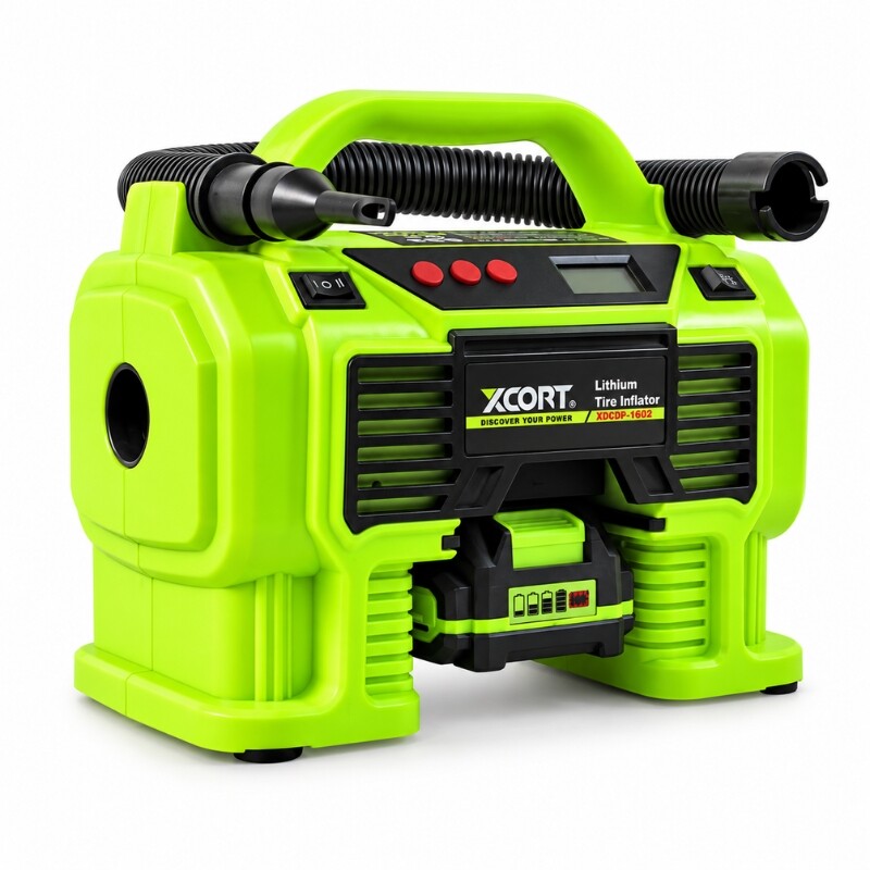 XCORT COMPRESOR DIGITAL DUAL PRO 21V&12V 160PSI +BATERIA 2.0MAH + CARGADOR + 3 A Xcort Compresor Digital Dual Pro 21v&12v 160psi +bateria 2.0mah + Cargador + 3 A