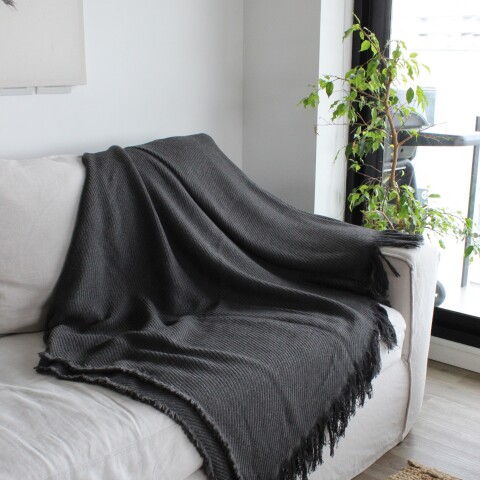 Manta para sillón y cama 180x190 gris Manta para sillón y cama 180x190 gris