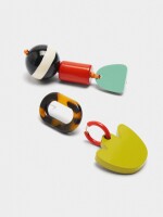 Pendientes Largos Asimétricos multicolor