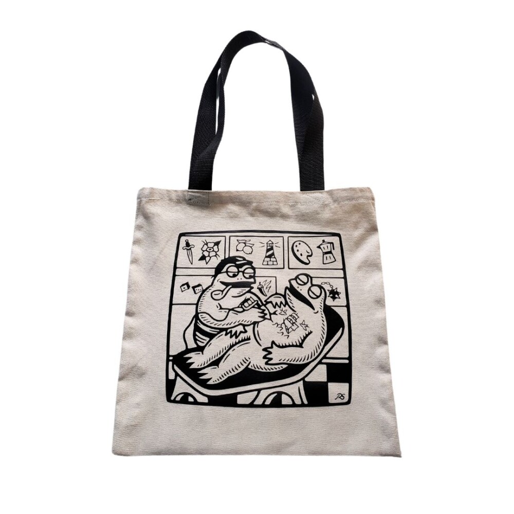 TOTEBAG - OLD SCHOOL FROGS Totebag - Old School Frogs