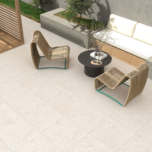 PISO ELEVADO PORCELANATO 60X60 CM MATE BEIGE CEMENTO GAMAS DE BEIGE