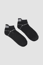 Ciclista deportiva elastico con estamapa reflectiva Negro