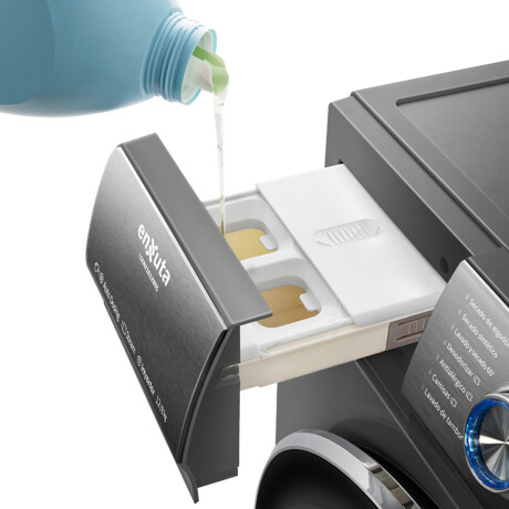 Lavasecarropa Enxuta LSENX161280S Inverter Carga Frontal 12kg Titanium