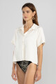 SHORT SLEEVE SHIRT Cream