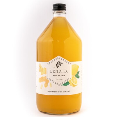 Bendita Kombucha Jengibre 1L Bendita Kombucha Jengibre 1L