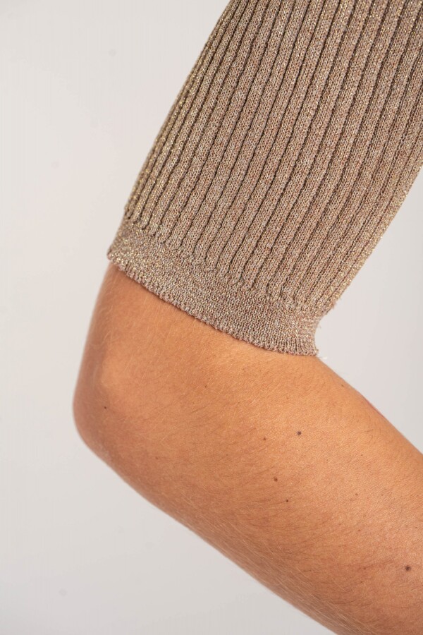 Sweater Lurex Beige