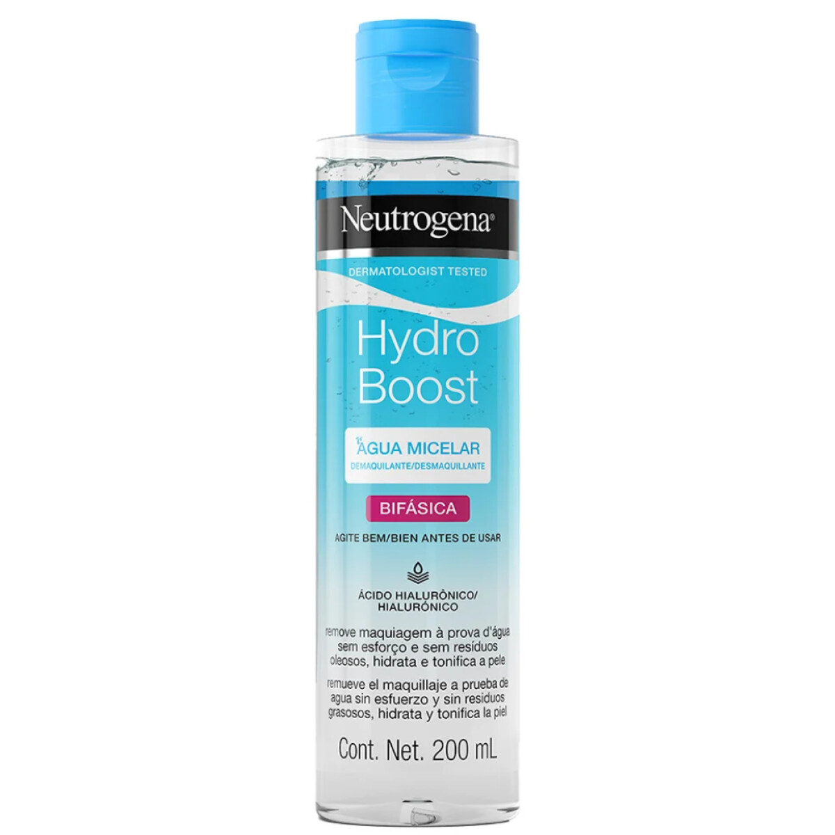 Agua Micelar Neutrogena Hydro Boost Bifásica 200ml 