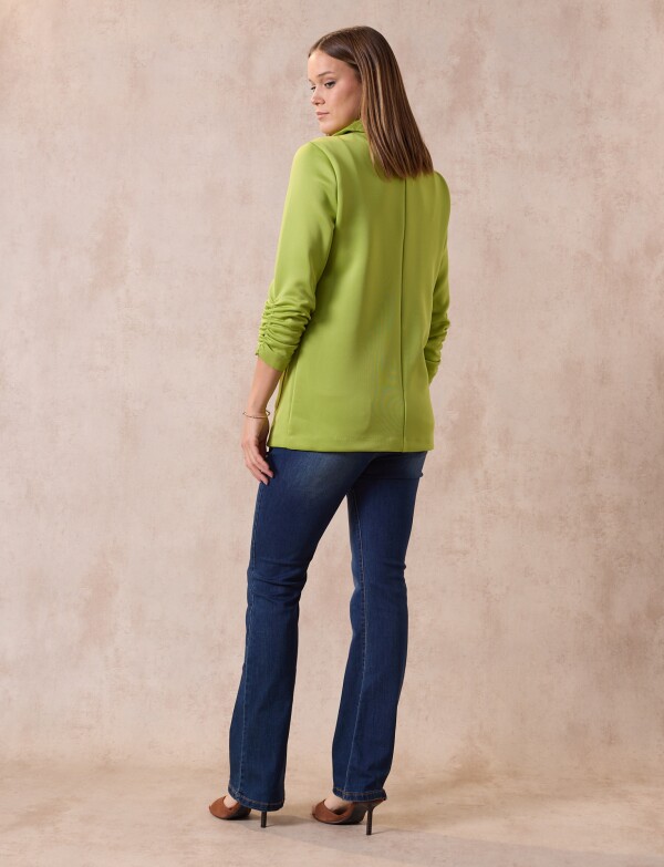 Blazer Manga Frunces VERDE