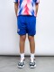 Short CNdeF Striker Licencias Junior Azul Royal, Azul Marino, Blanco